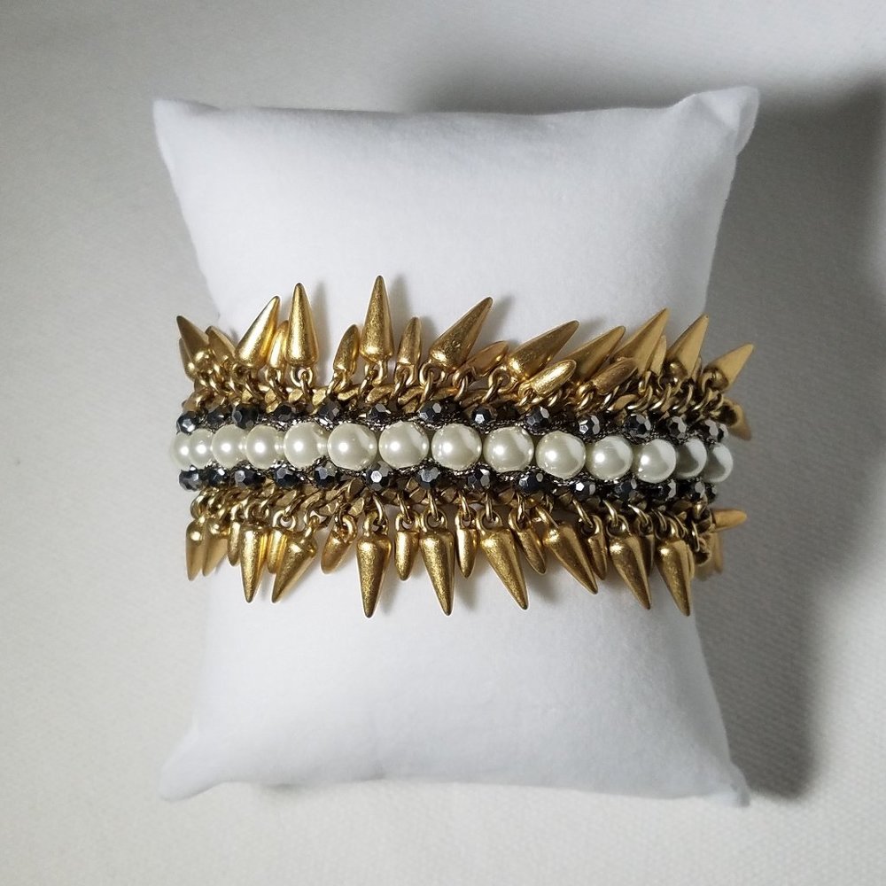 Stella & Dot Pearl and Spikes "Jacinthe" Bracelet